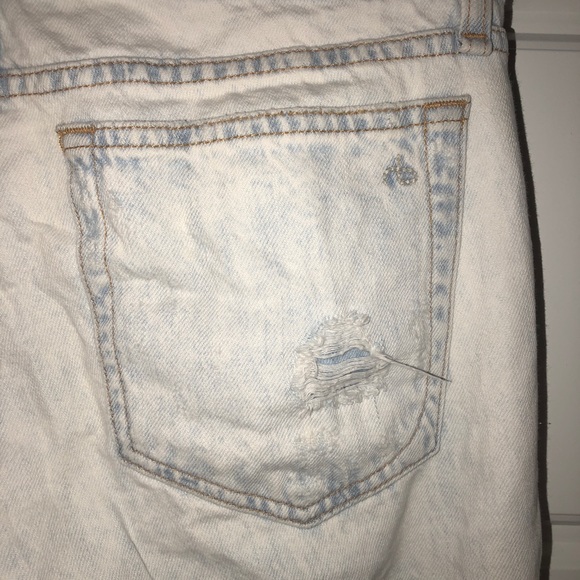 Rag & Bone Acid Wash Boyfriend Jeans - Picture 3 of 4